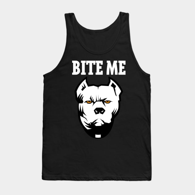 BITE ME Tank Top by hoopaman